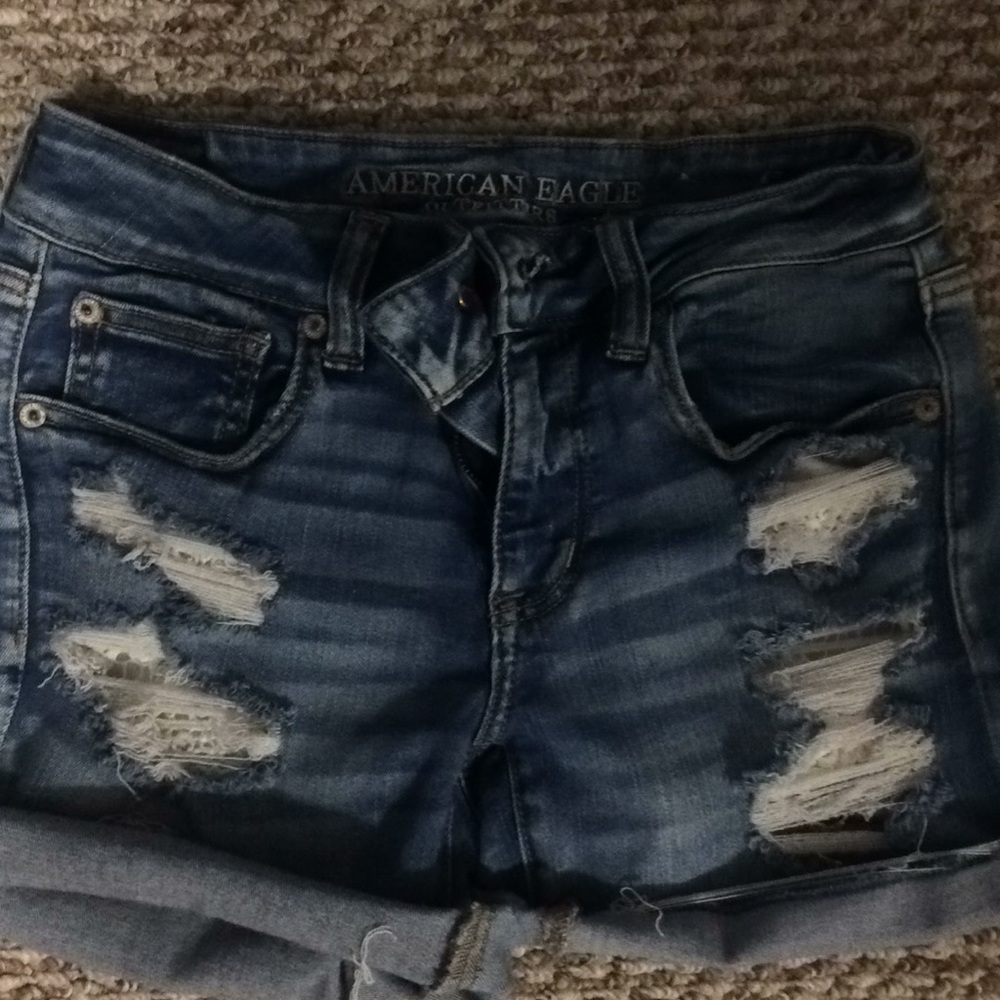 American eagle next level stretch Midi shorts